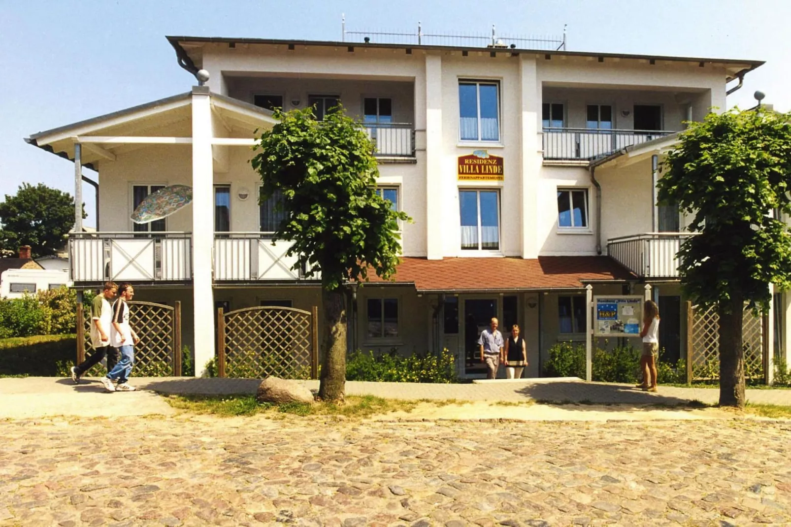 Villa Linde, Göhren-Typ A-Buitenkant zomer