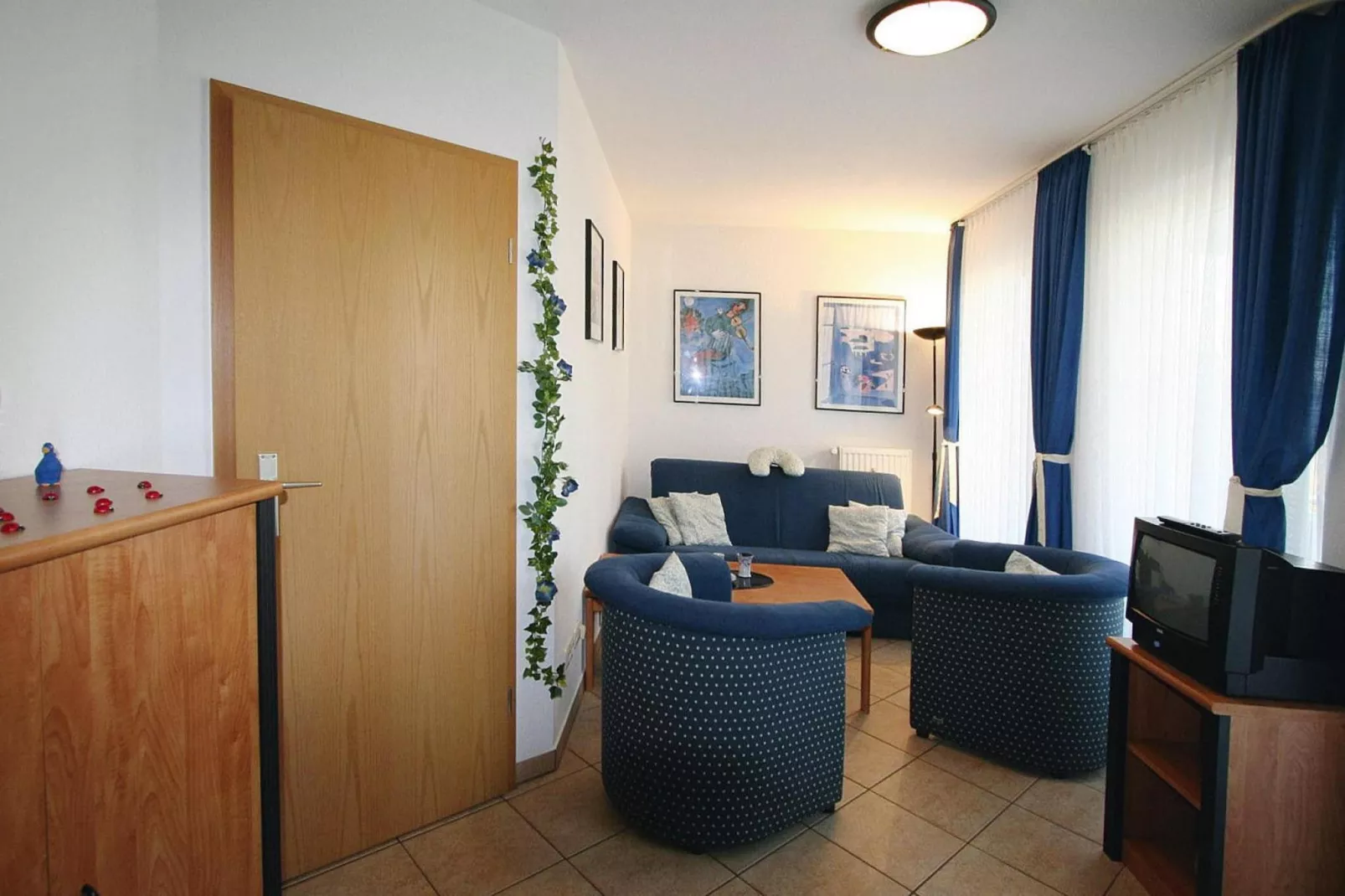 Villa Linde, Göhren-Typ A-Woonkamer