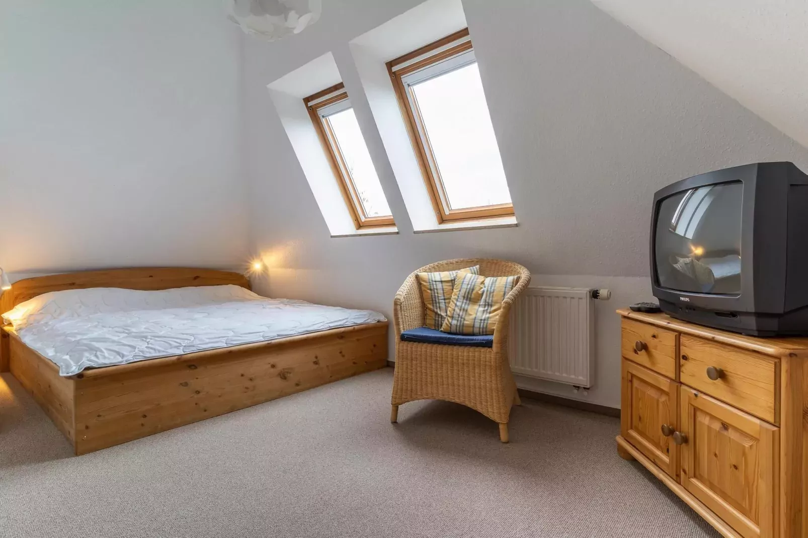 Haus Deichsfenne - Wohnung 3 / 3 Personen-Slaapkamer
