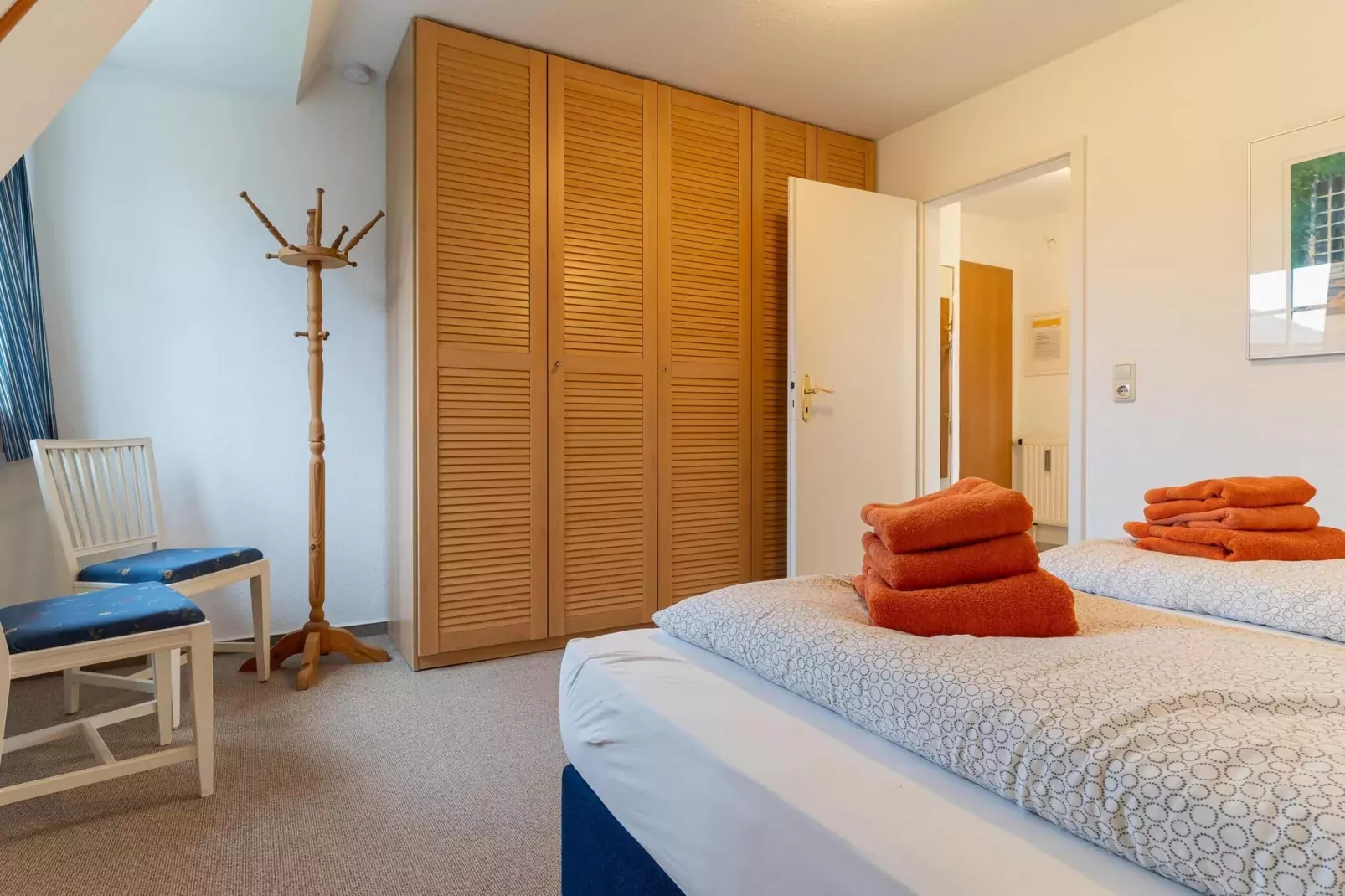 Haus Deichsfenne - Wohnung 3 / 3 Personen-Slaapkamer