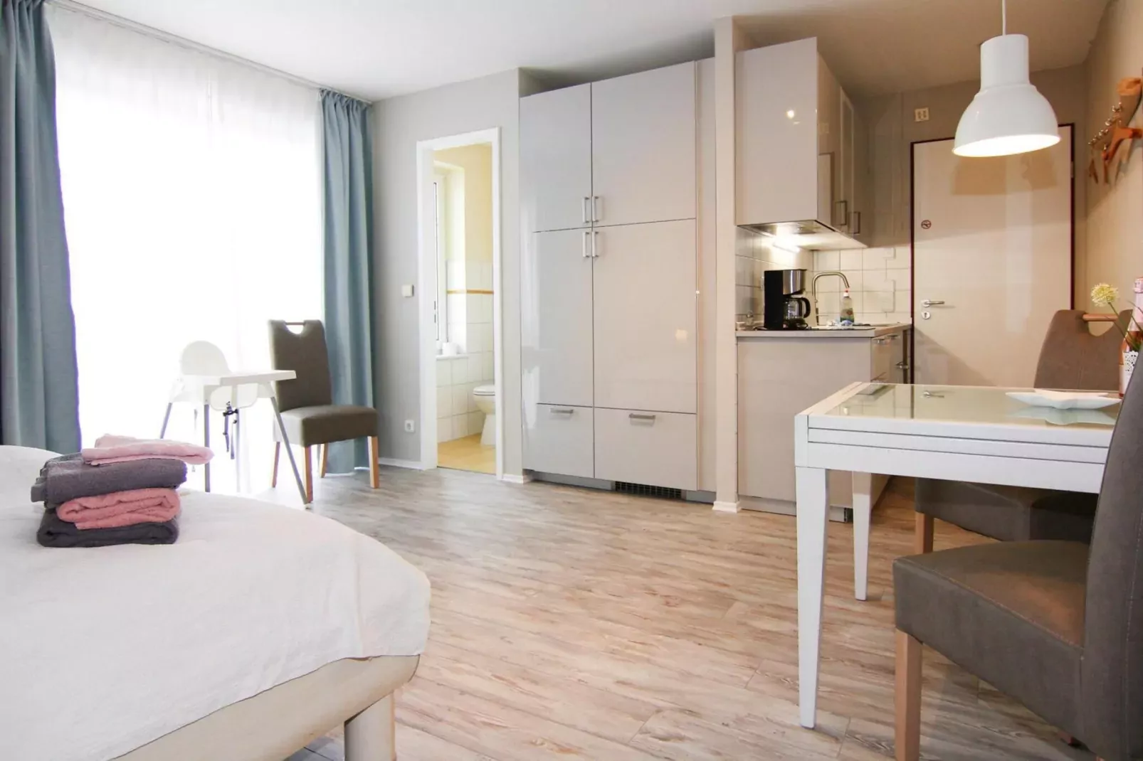Ferienwohnung Kleiner Seestern Wiek-Wohnung 33-Slaapkamer