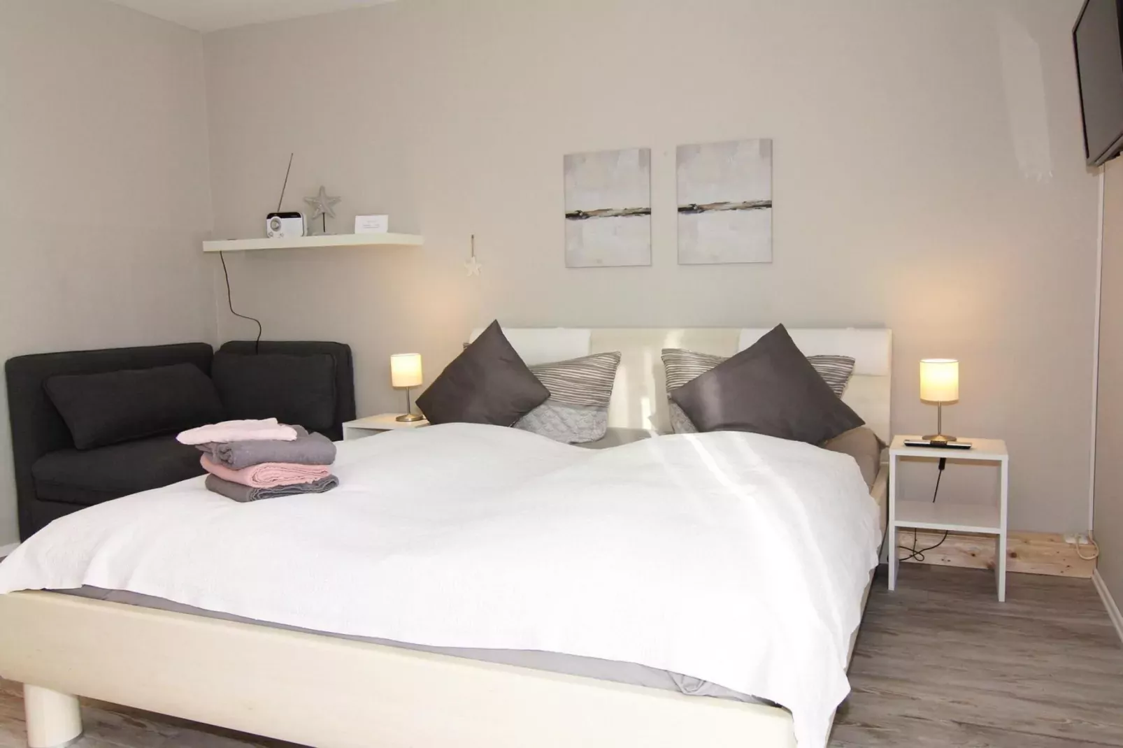 Ferienwohnung Kleiner Seestern Wiek-Wohnung 33-Slaapkamer
