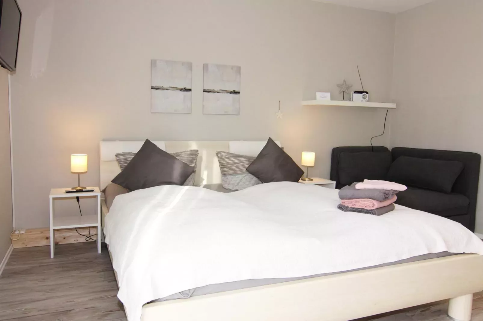 Ferienwohnung Kleiner Seestern Wiek-Wohnung 33-Slaapkamer