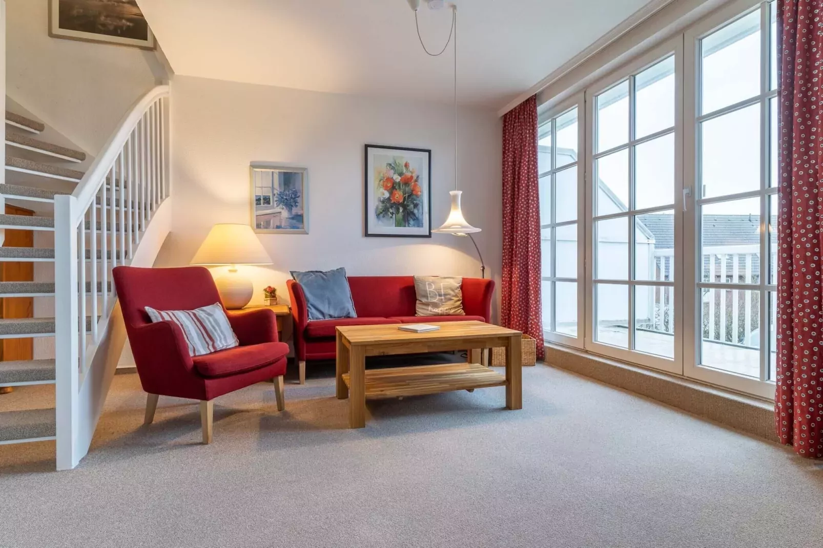 Haus Deichsfenne - Wohnung 3 / 4 Personen-Woonkamer