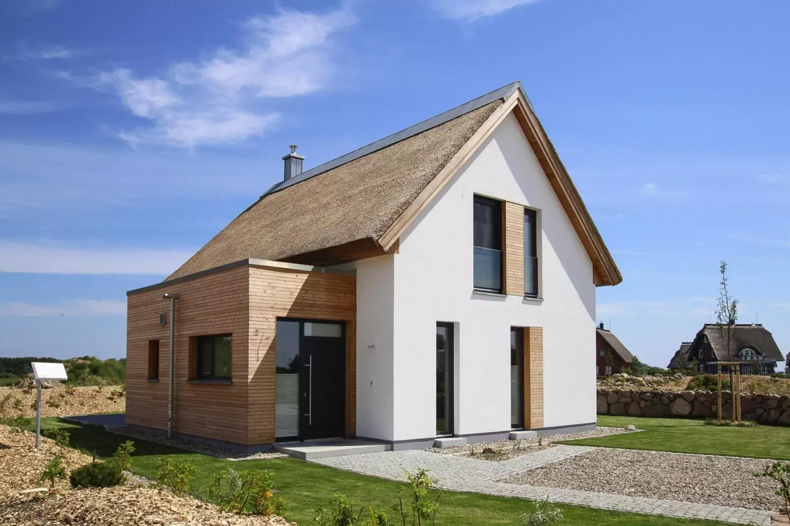 Ferienhaus Fiete Dranske-Buitenkant zomer