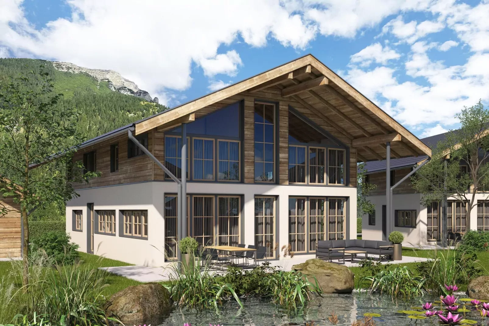 DEIN BICHLBACH Chalet groß-Buitenkant zomer