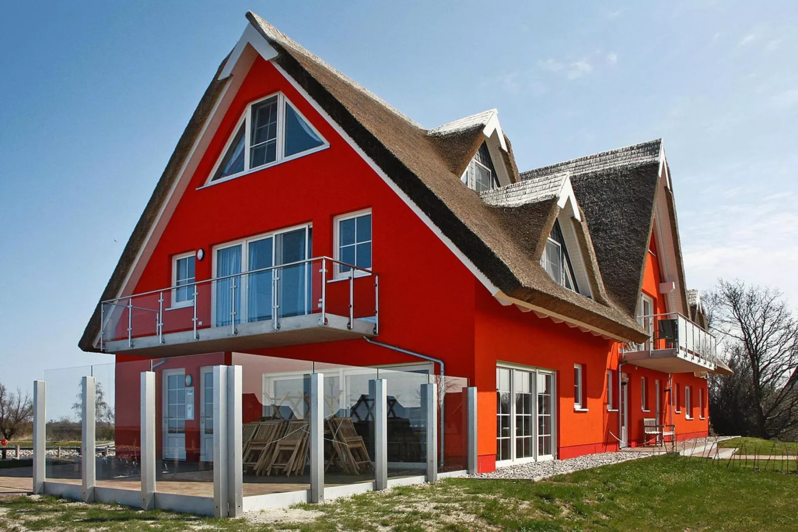 Doppelhaus Westwind Vieregge-Buitenkant zomer
