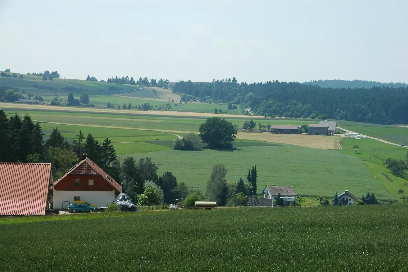 Waldacher Hof-Gebieden zomer 5km