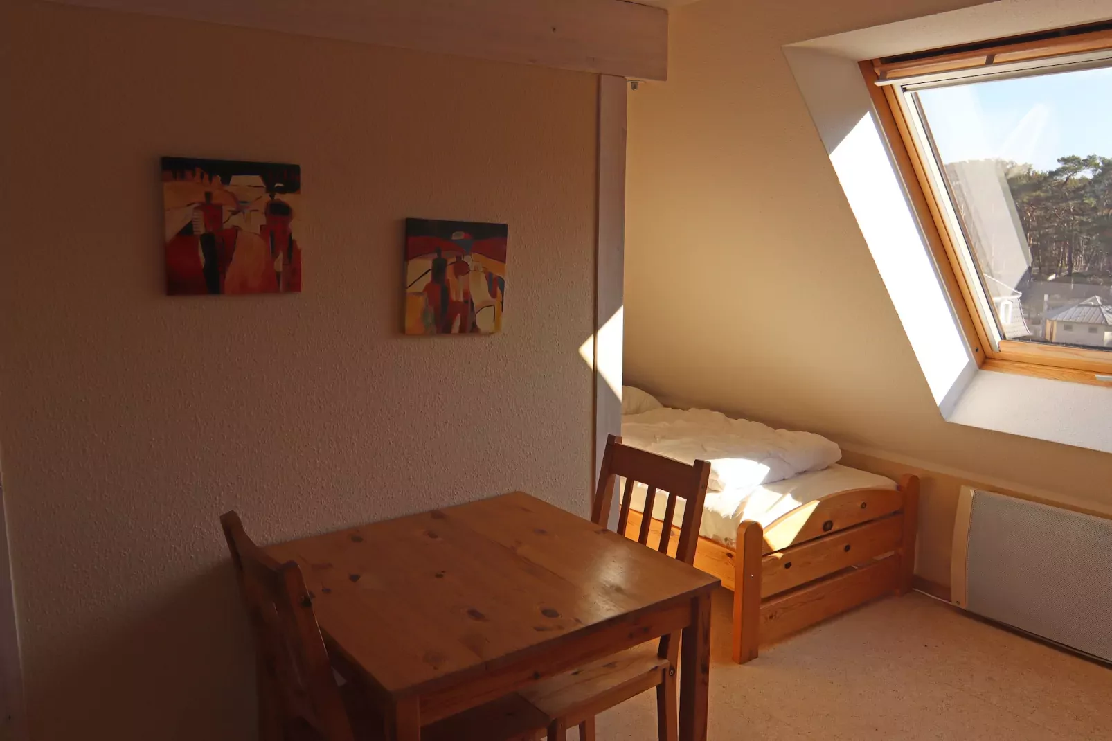 Dünenwaldhaus links Typ 1-Slaapkamer
