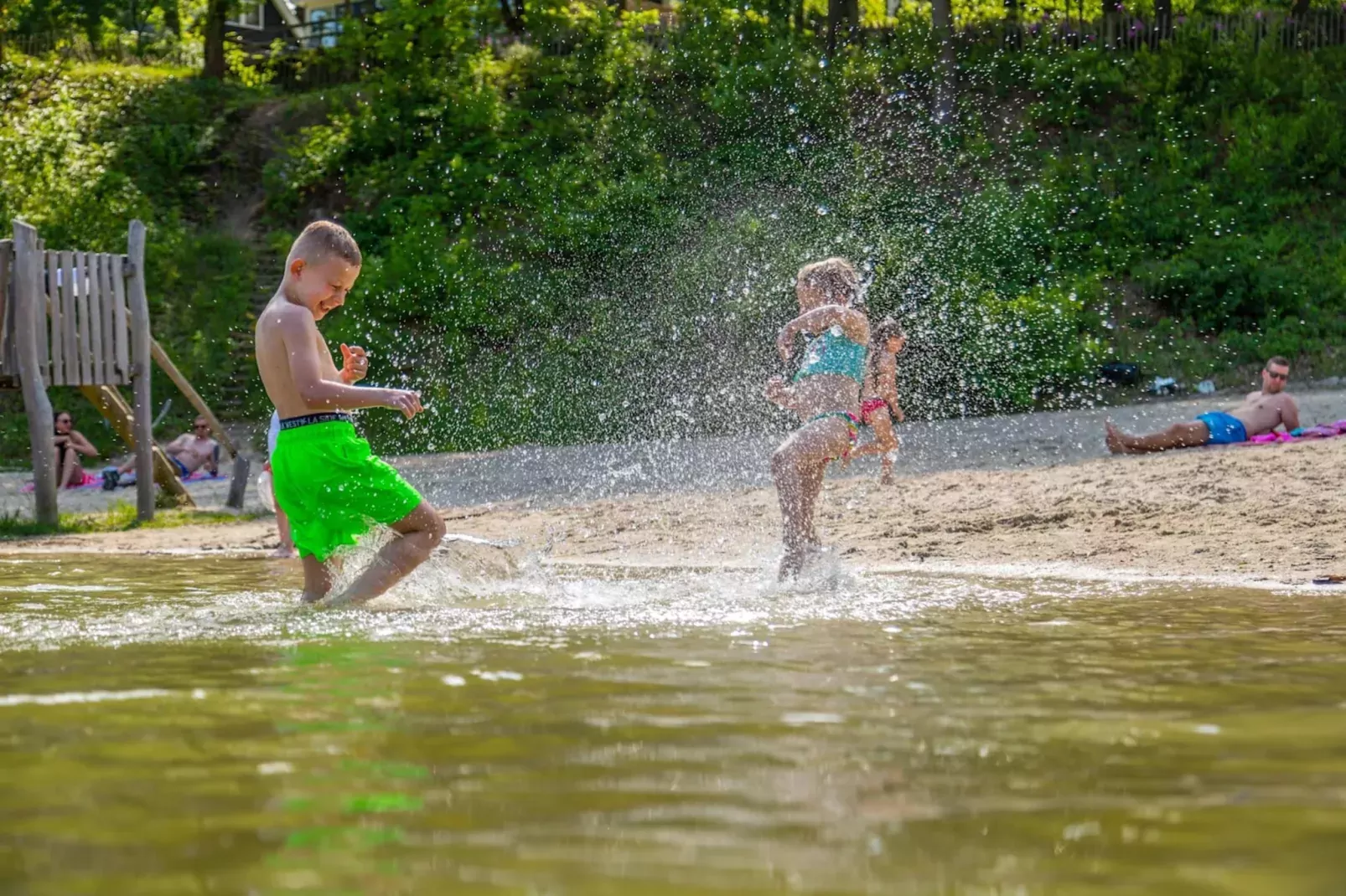 Resort Maasduinen 14-Gebieden zomer 1km