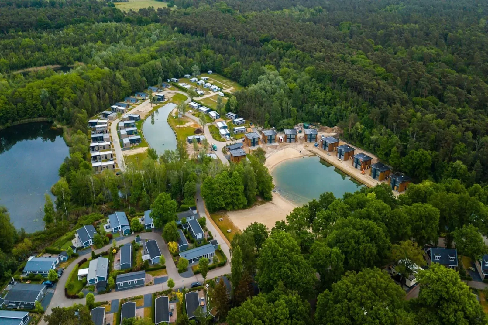 Resort Maasduinen 14-Gebieden zomer 1km
