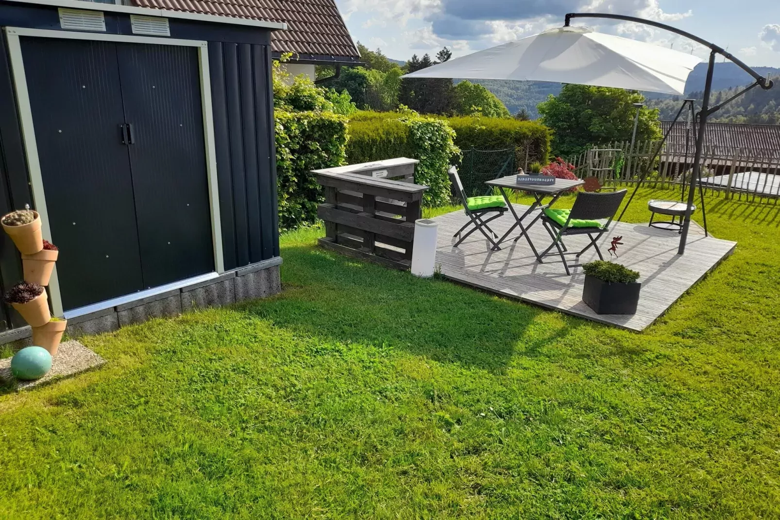 Im Hotzenwald-Tuinen zomer