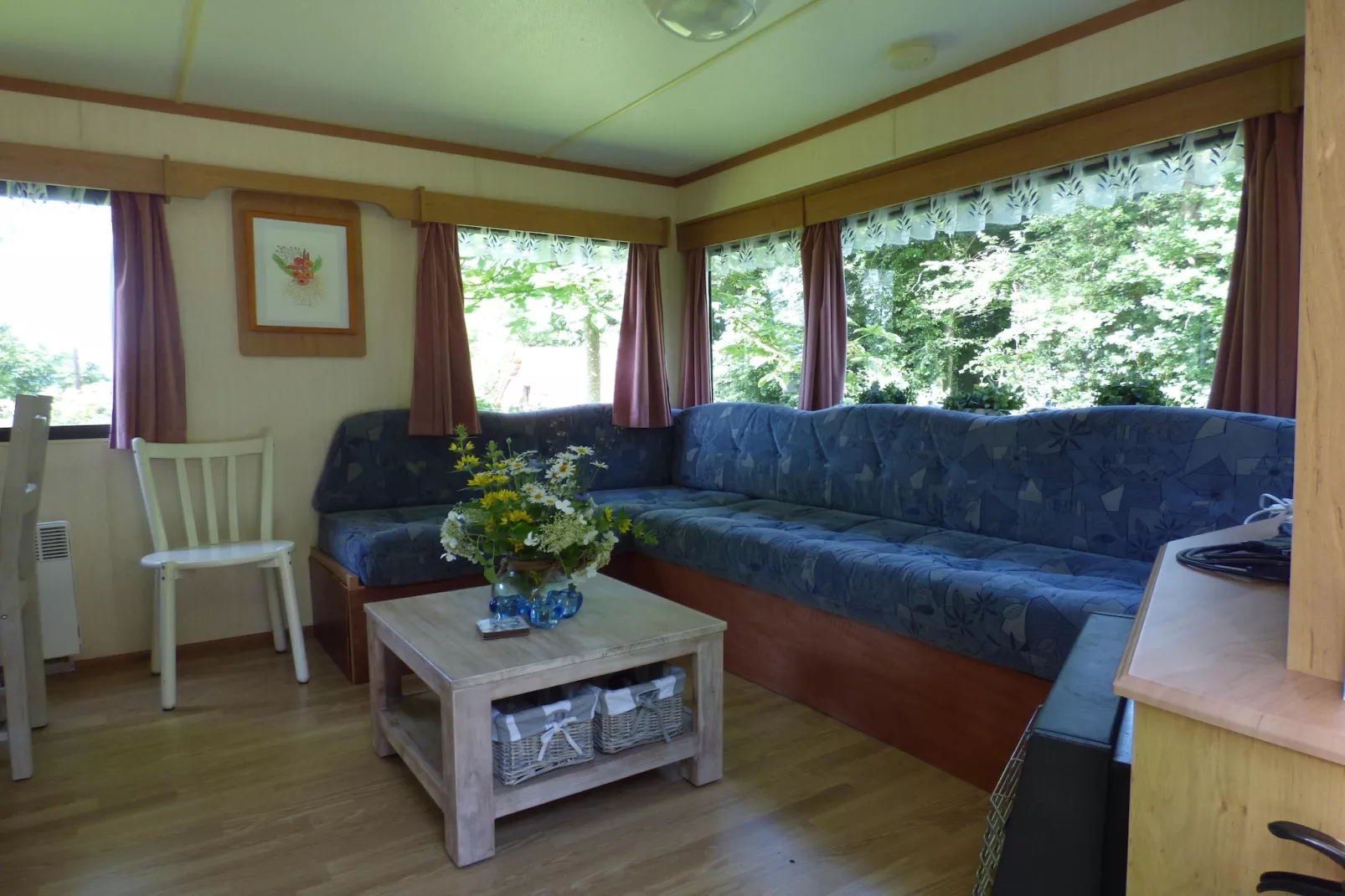 Mobil-home Grenterie-Woonkamer