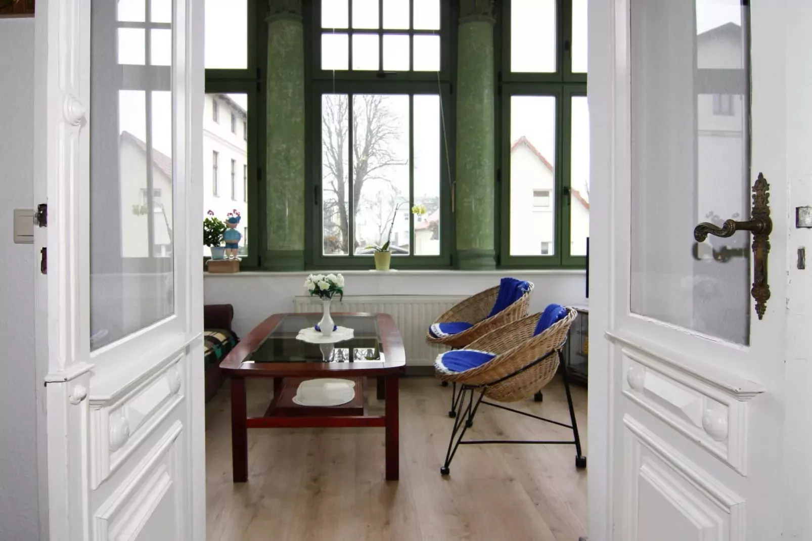 Ferienwohnung Morgenröte Ahlbeck-Woonkamer