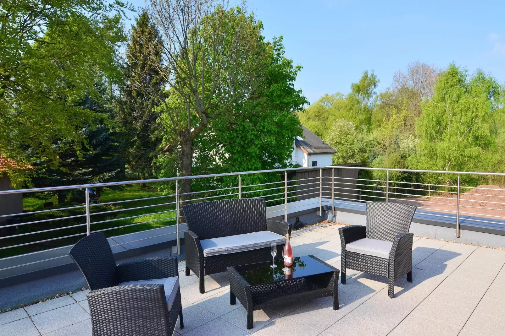 Sonnenschein-Terrasbalkon
