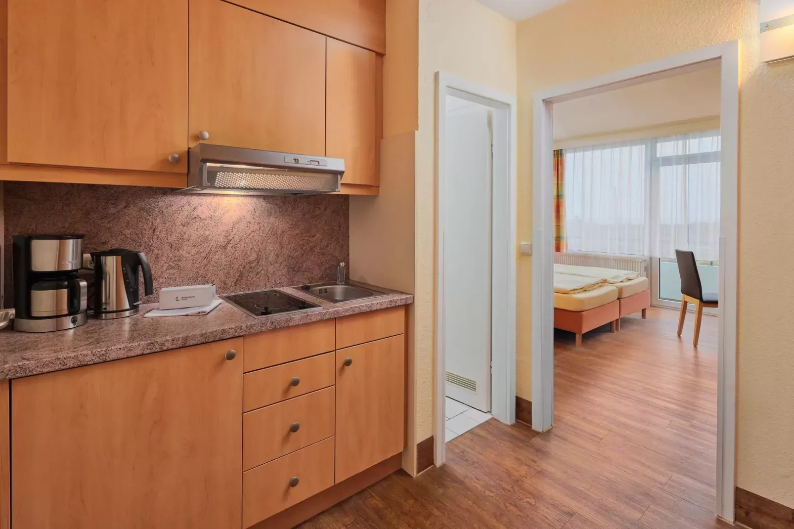 1-Zimmer-Apartment "An der Düne" 32qm-Keuken