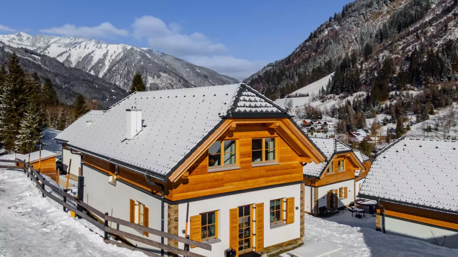 Traumhaus-Exterieur winter