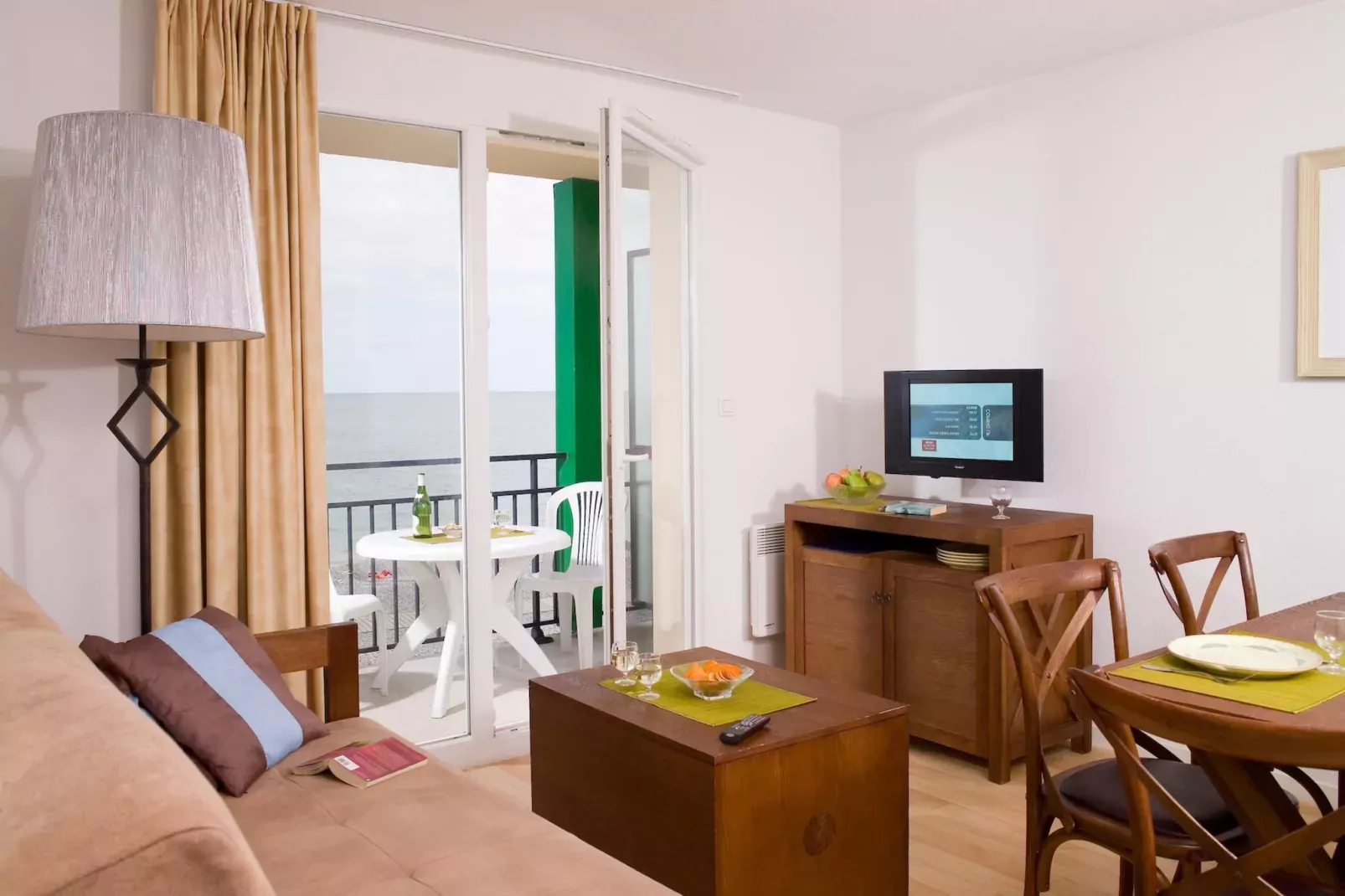 Les Terrasses de la Plage 1-Woonkamer