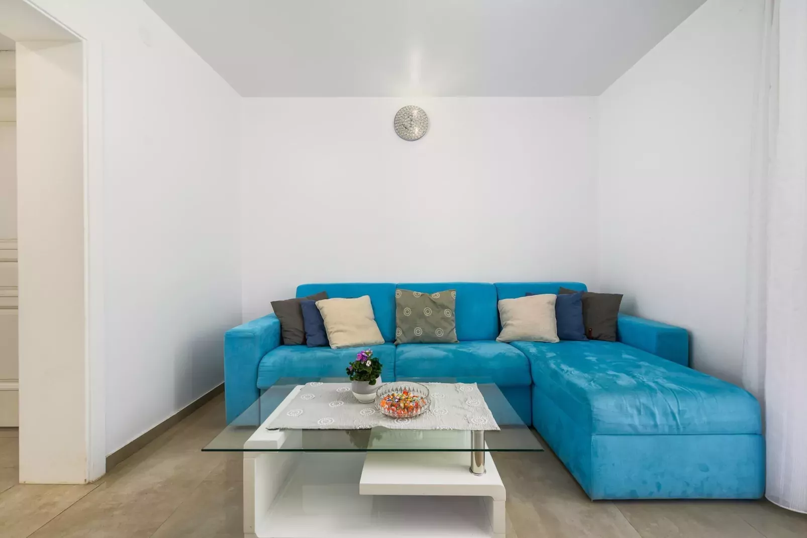 Premium apartment Peschiera Porec-Woonkamer