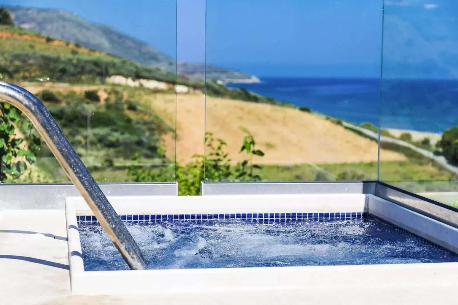 Villas Avra & Pyrgos, Episkopi-Villa Avra, ca. 120 qm, 6 pax-Zwembad