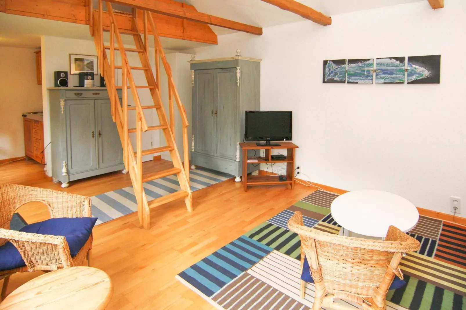 Ferienhaus Gänseblümchen-Woonkamer