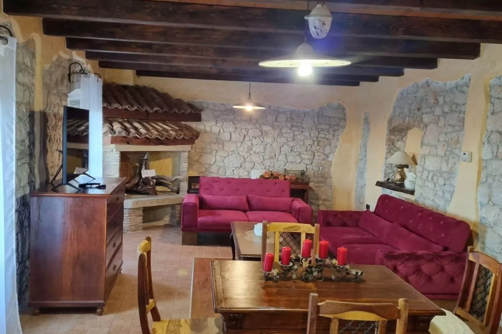 Casa Barbici-Woonkamer