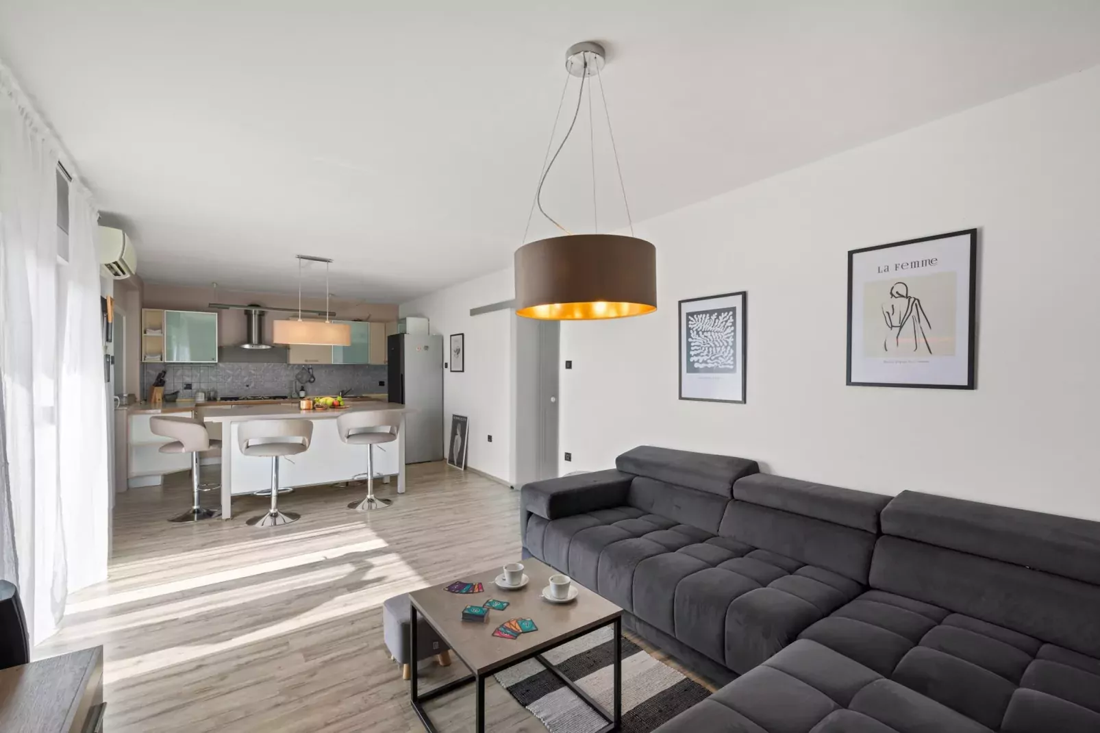 Premium Apartment Noelle-Woonkamer