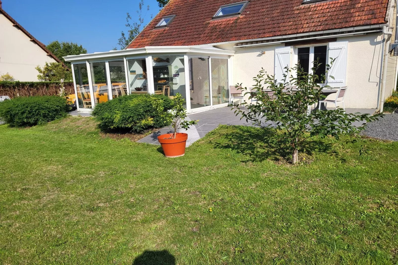 Maison de vacances Asnelles-Buitenkant zomer