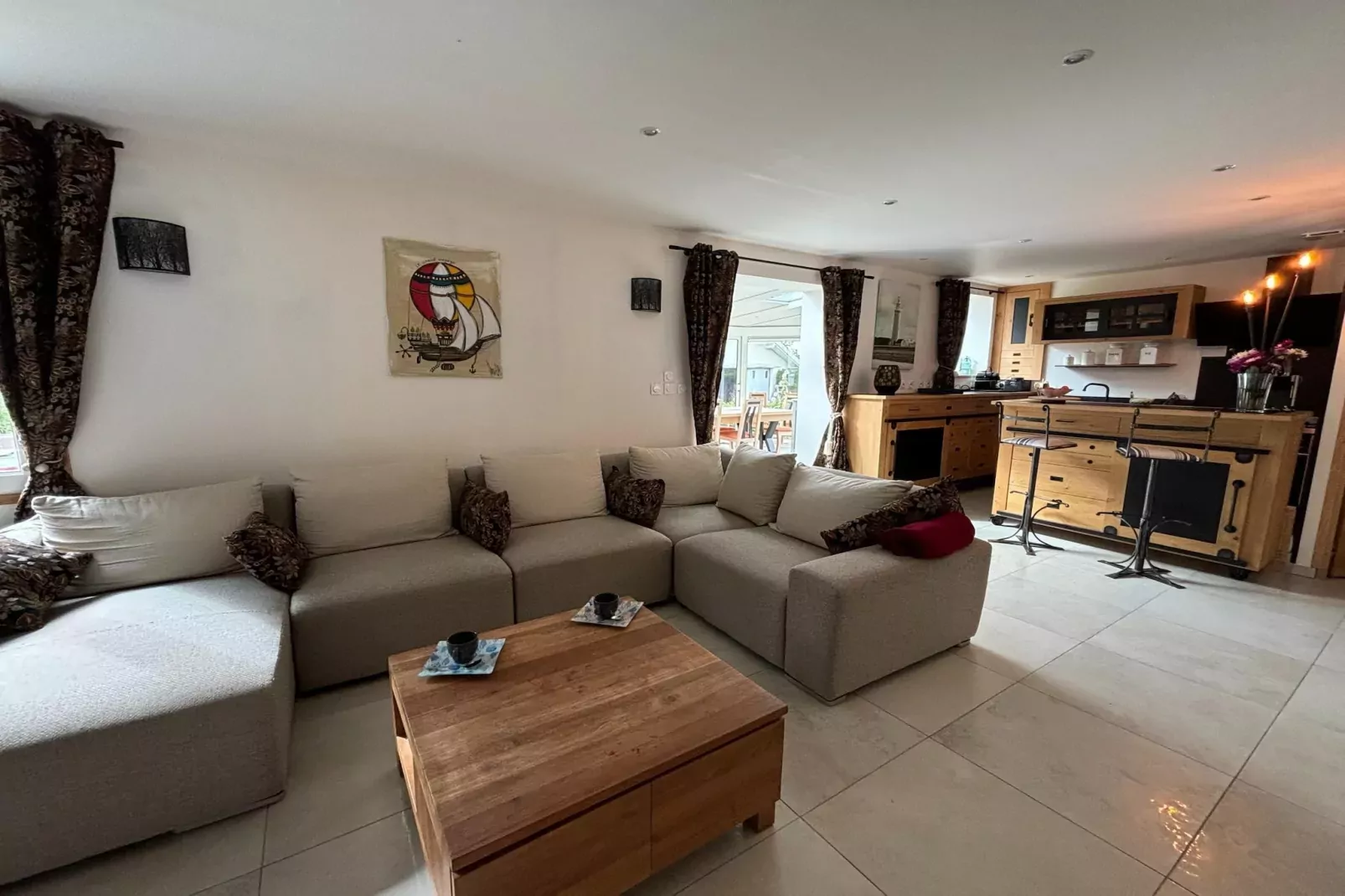 Maison de vacances Asnelles-Woonkamer