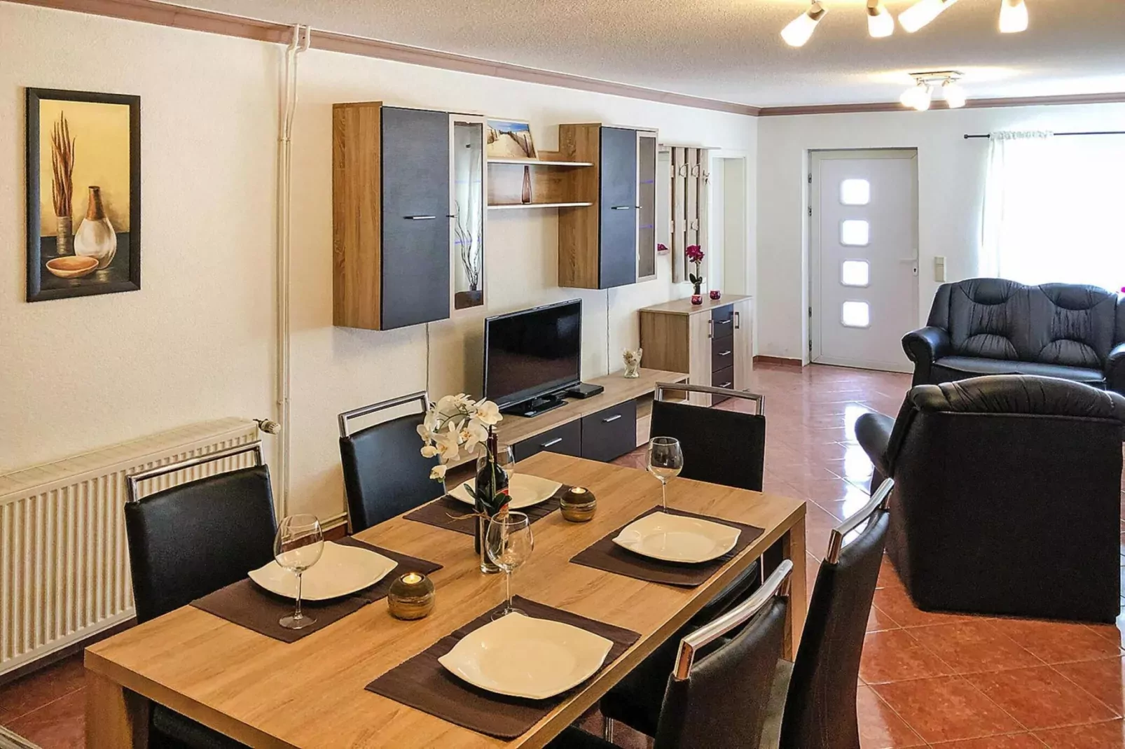 Reihenhaus groß 8 Personen-Eetkamer