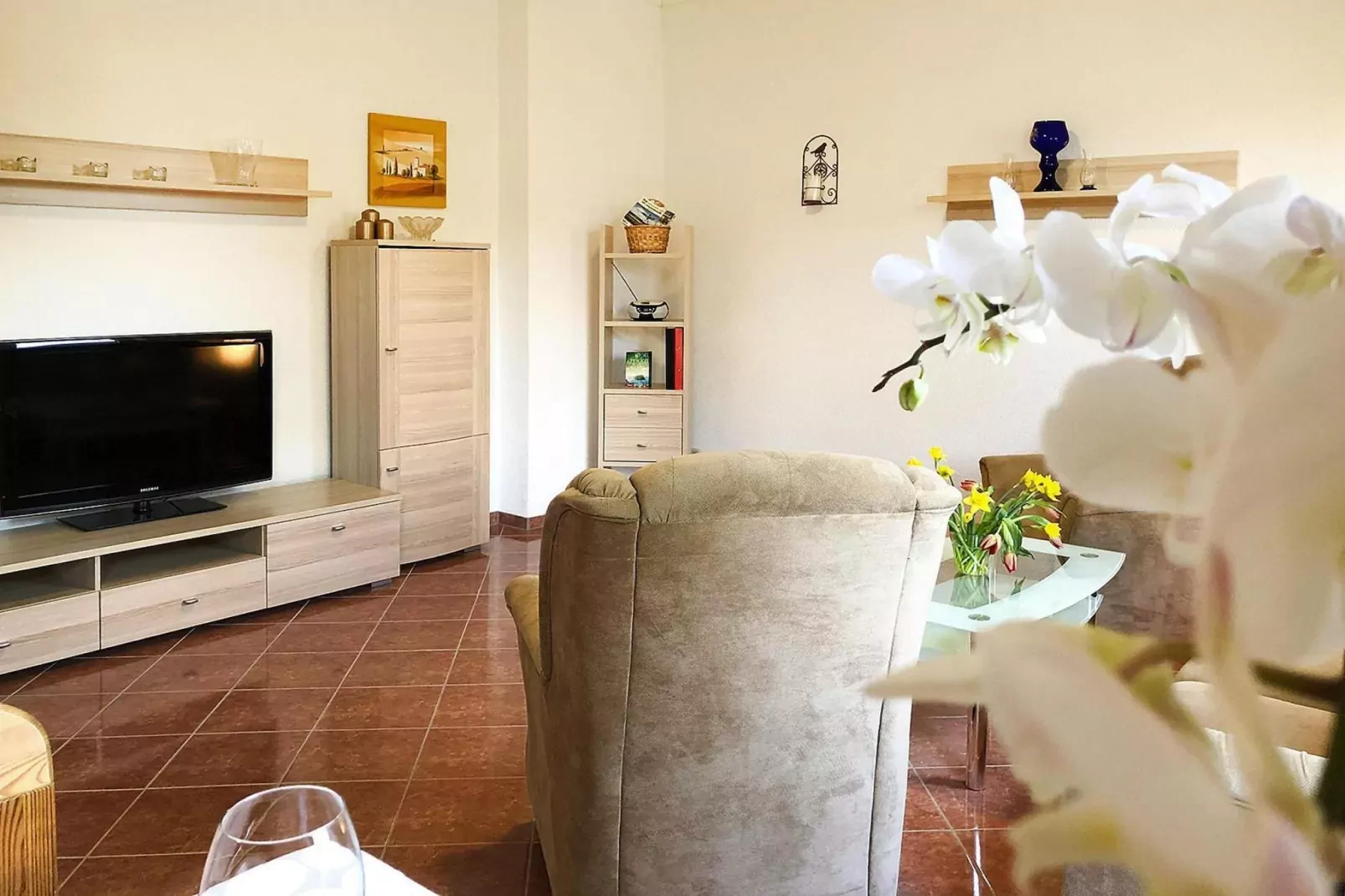 Ferienwohnung klein 70 qm-Woonkamer