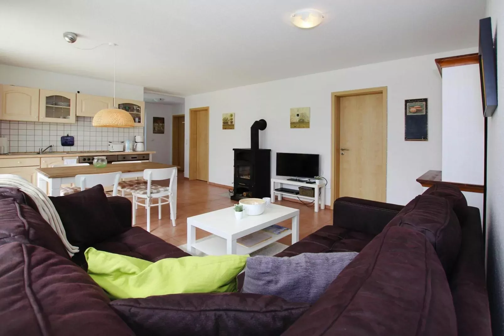 Ferienhaus Seeadler 62 qm-Woonkamer