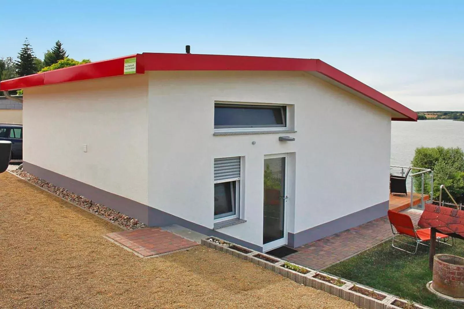 Ferienhaus Seeblick 60 qm-Buitenkant zomer