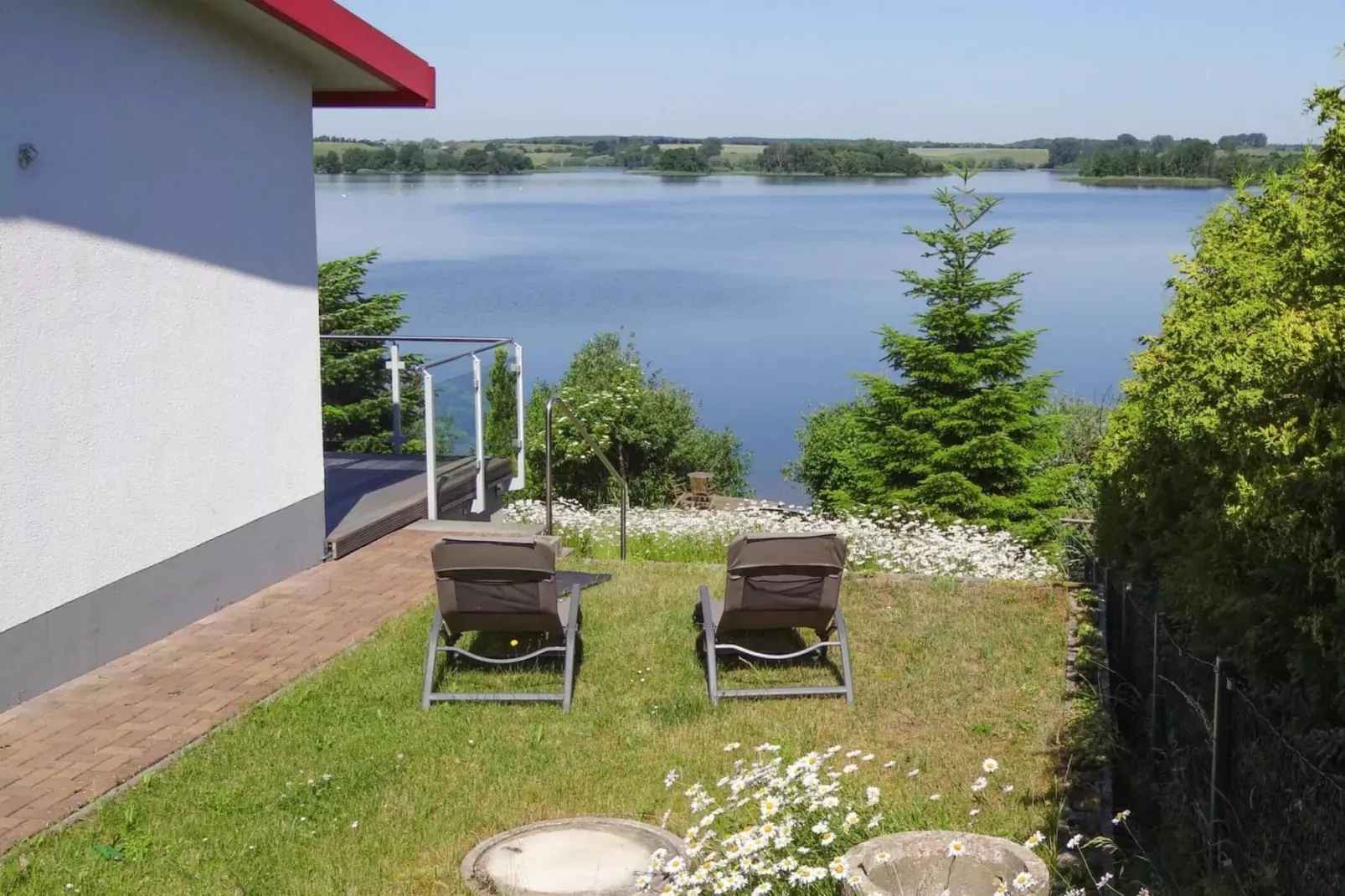 Ferienhaus Seeblick 60 qm-Terrasbalkon