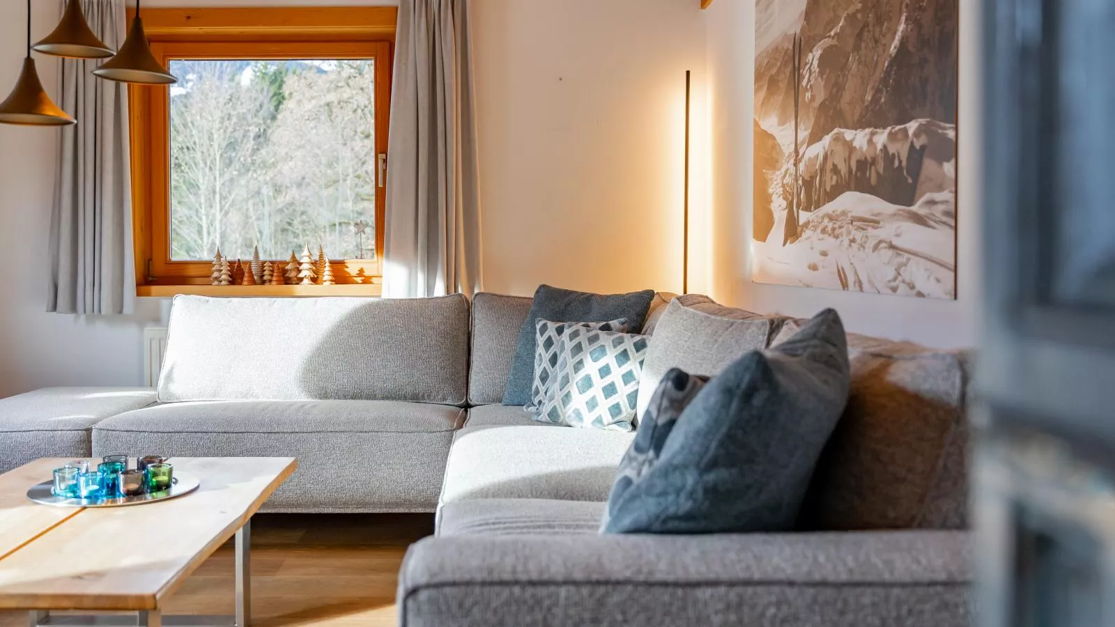 Chalet Huski Viehhofen-Woonkamer
