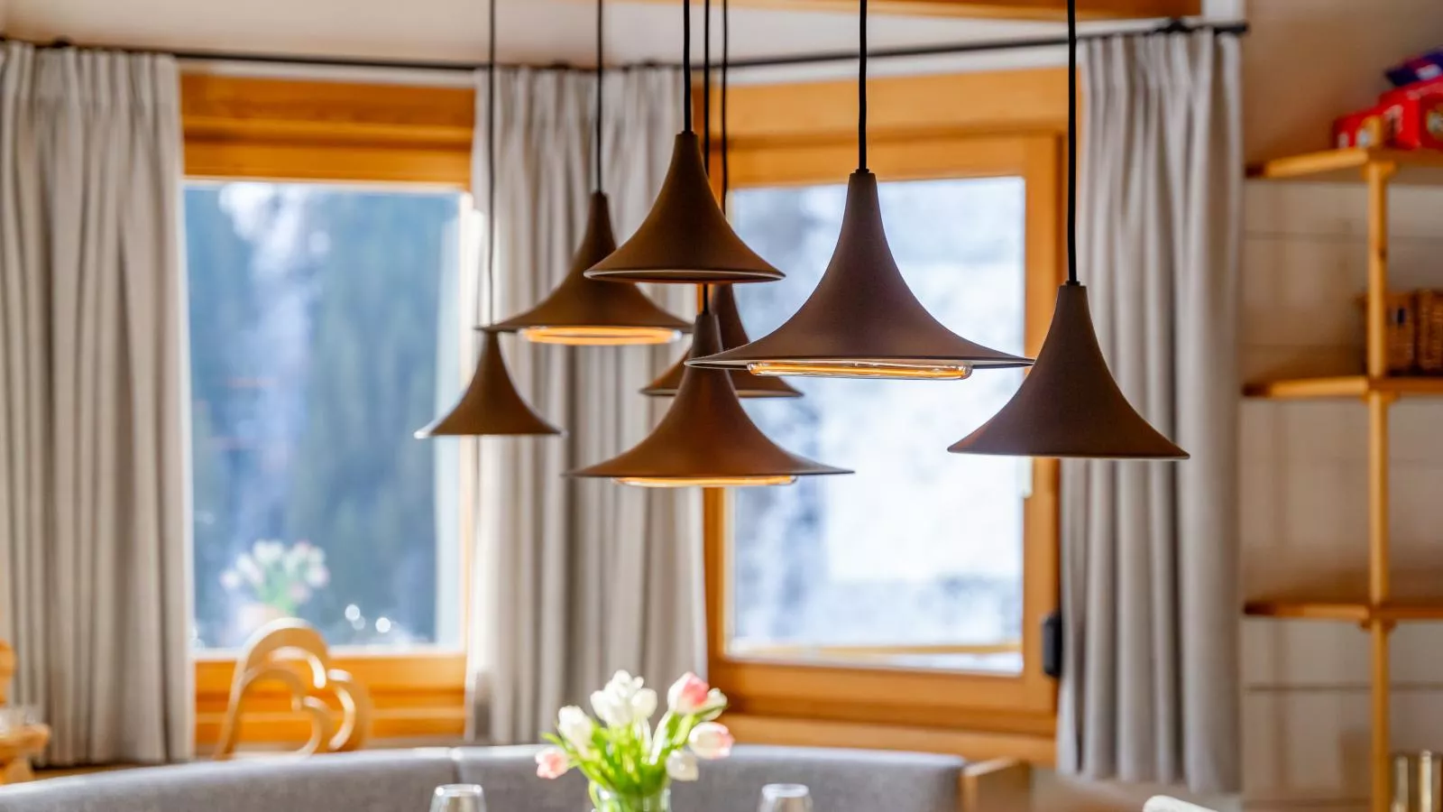 Chalet Huski Viehhofen-Eetkamer