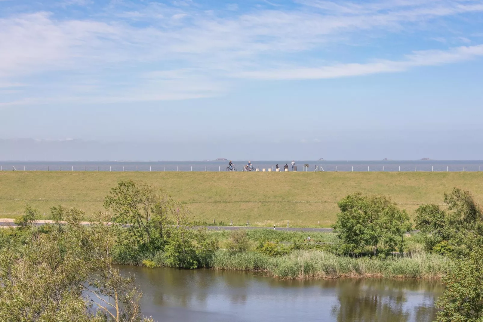 SeeZeichen auf Nordstrand - 4 Personen-Gebieden zomer 1km