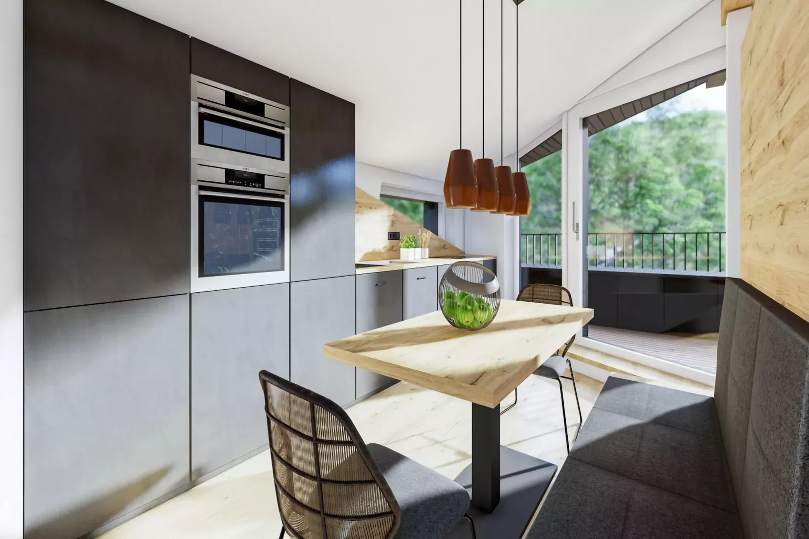 Bergzeit Penthouse-Keuken