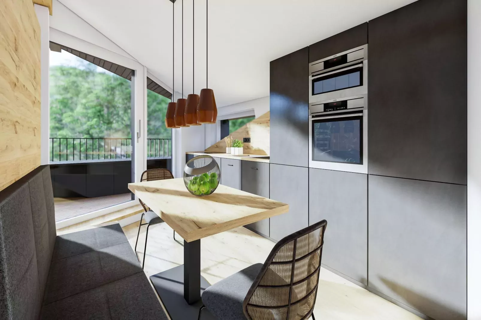 Bergzeit Penthouse-Keuken
