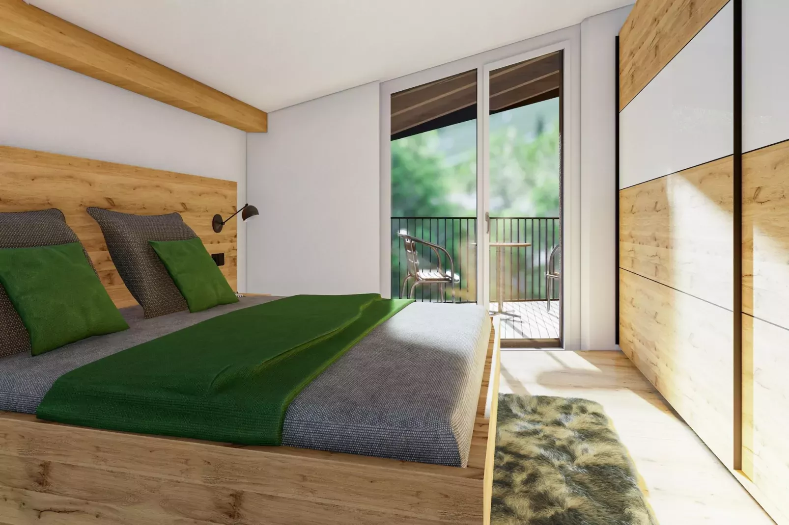 Bergzeit Penthouse-Slaapkamer
