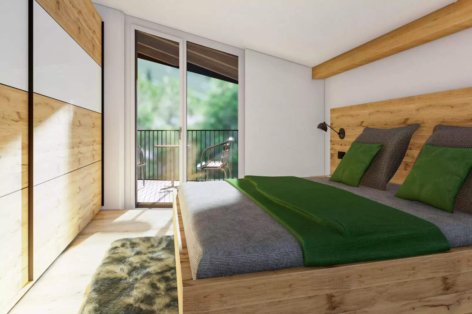 Bergzeit Penthouse-Slaapkamer