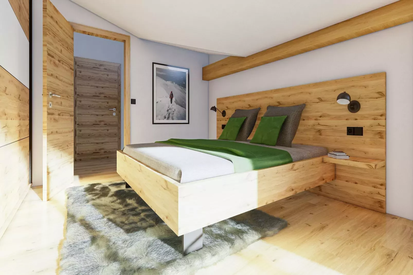 Bergzeit Penthouse-Slaapkamer