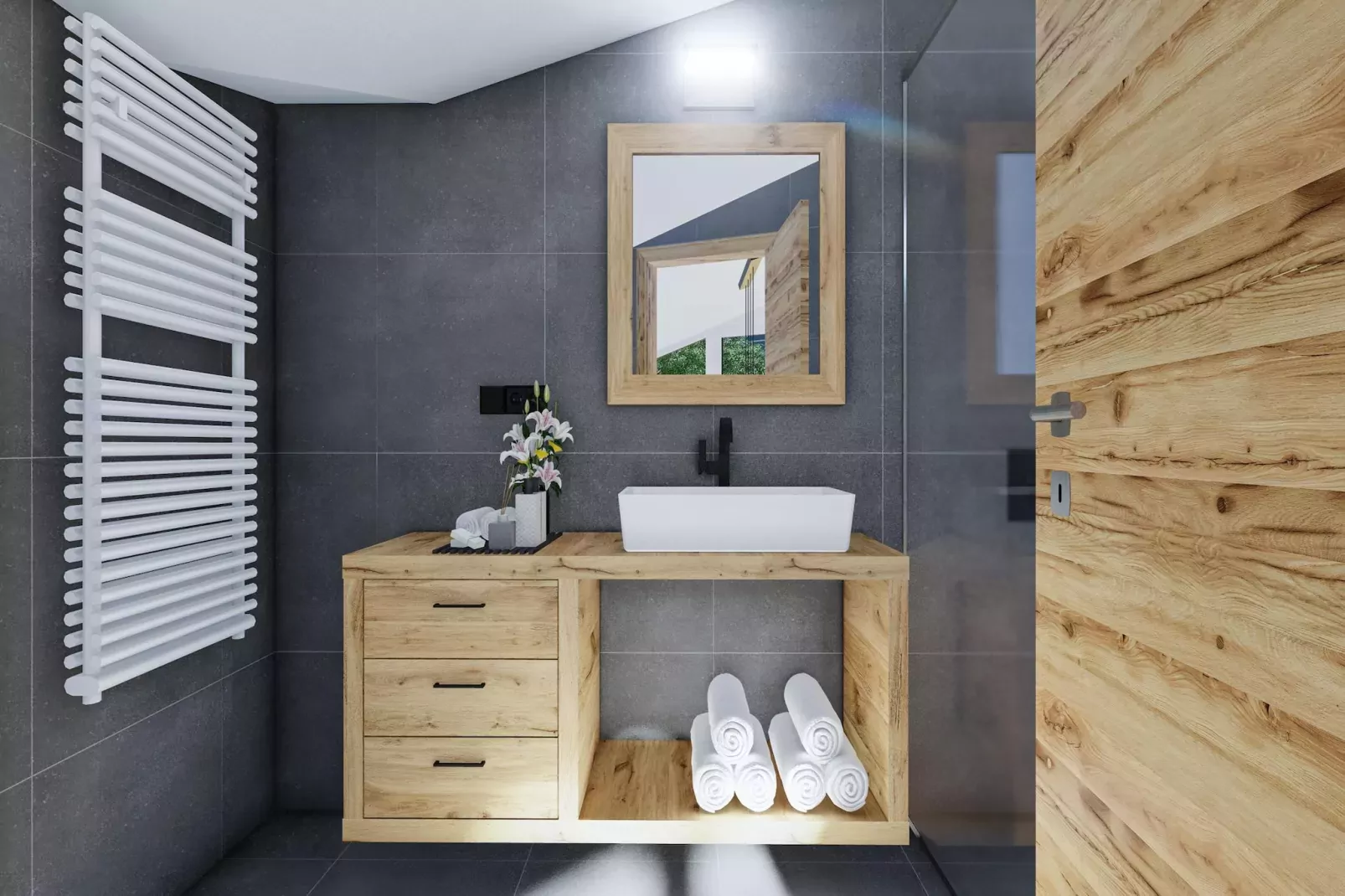 Bergzeit Penthouse-Badkamer