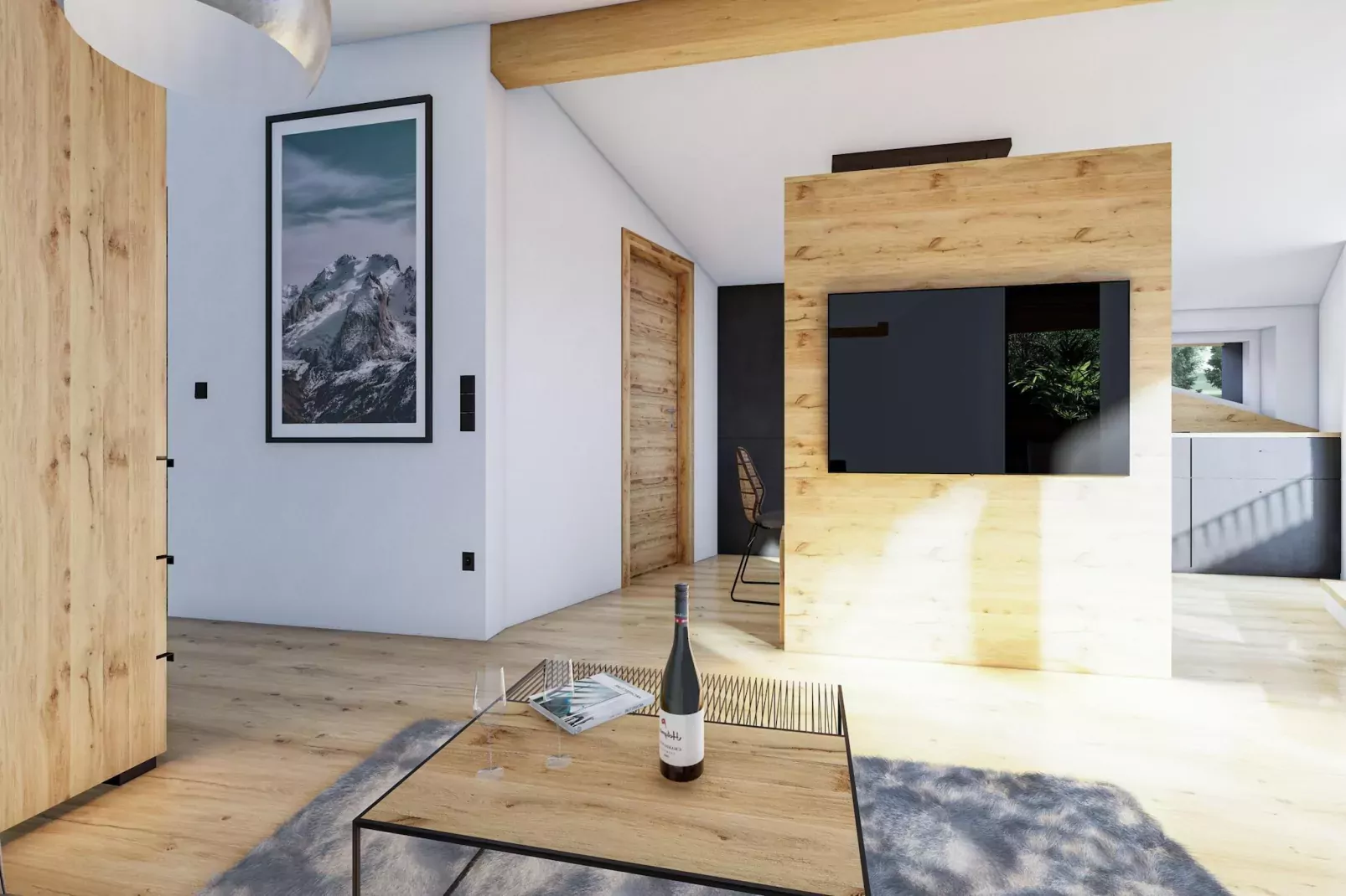 Bergzeit Penthouse-Binnen