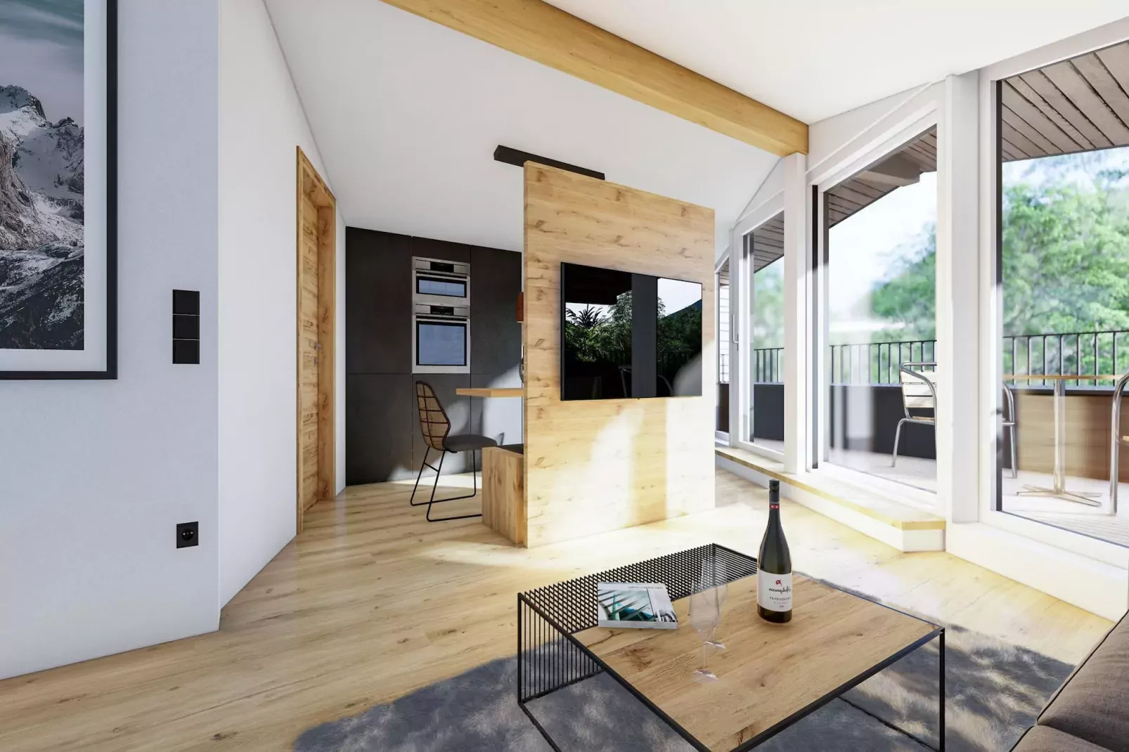 Bergzeit Penthouse-Binnen