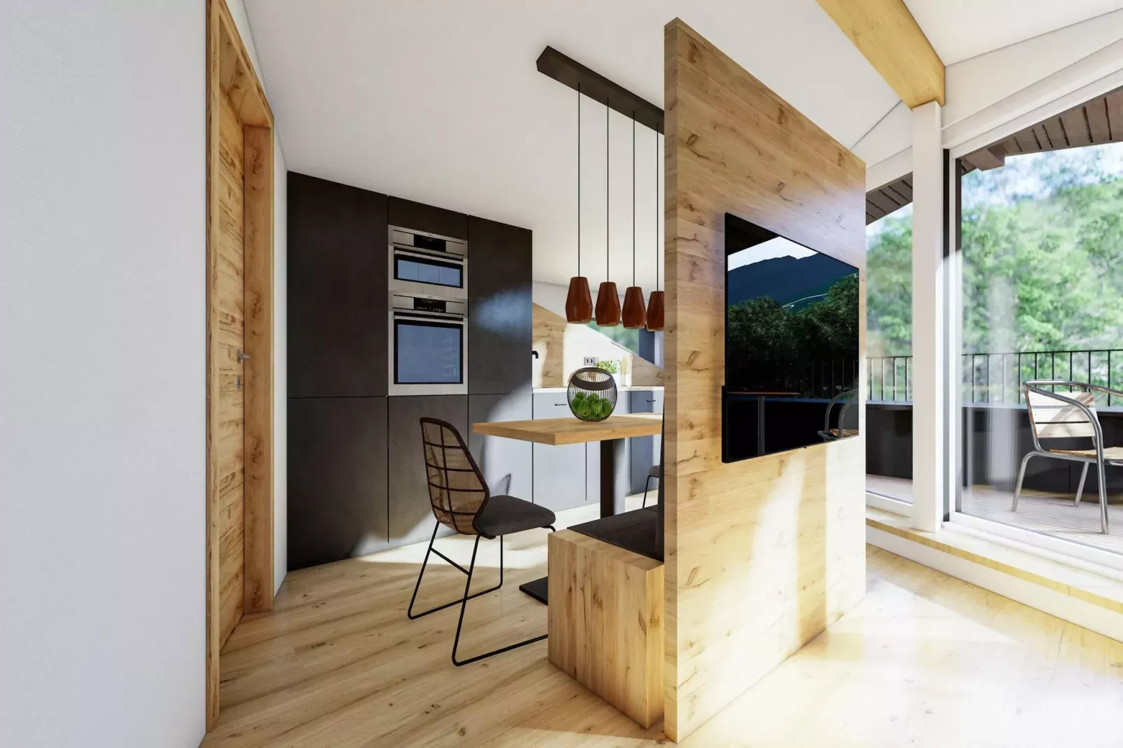 Bergzeit Penthouse-Binnen