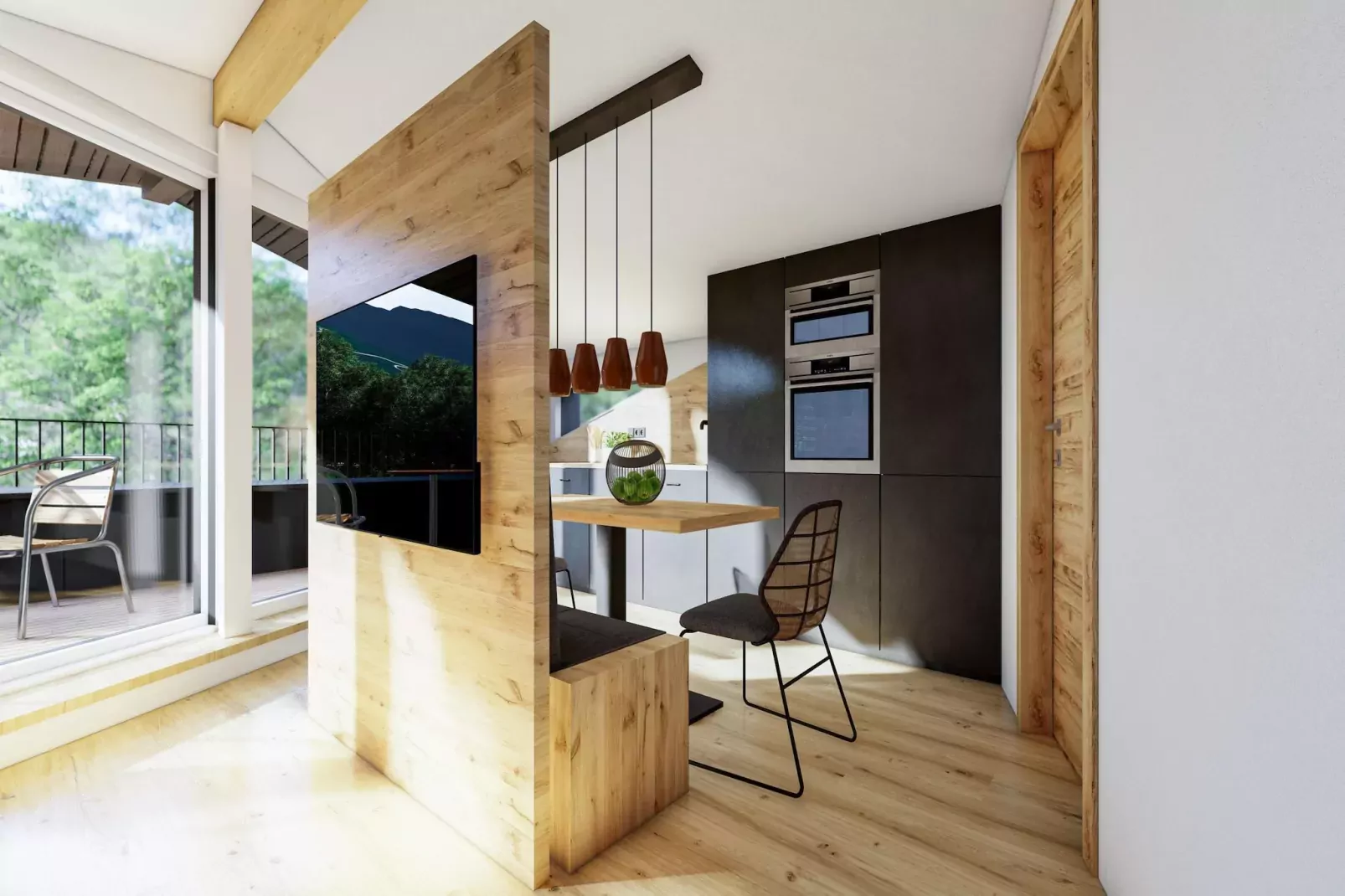 Bergzeit Penthouse-Binnen