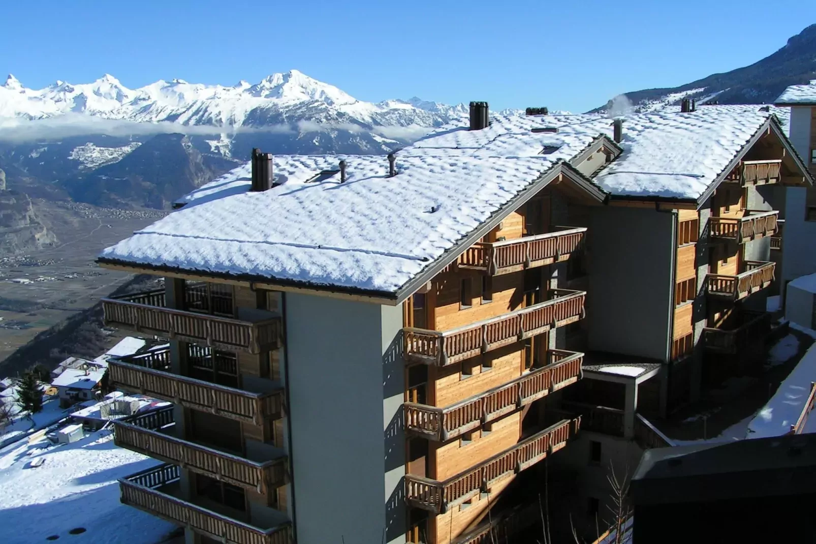 Plein Ciel VA 031 - MOUNTAIN apartment 8 pers-Uitzicht winter