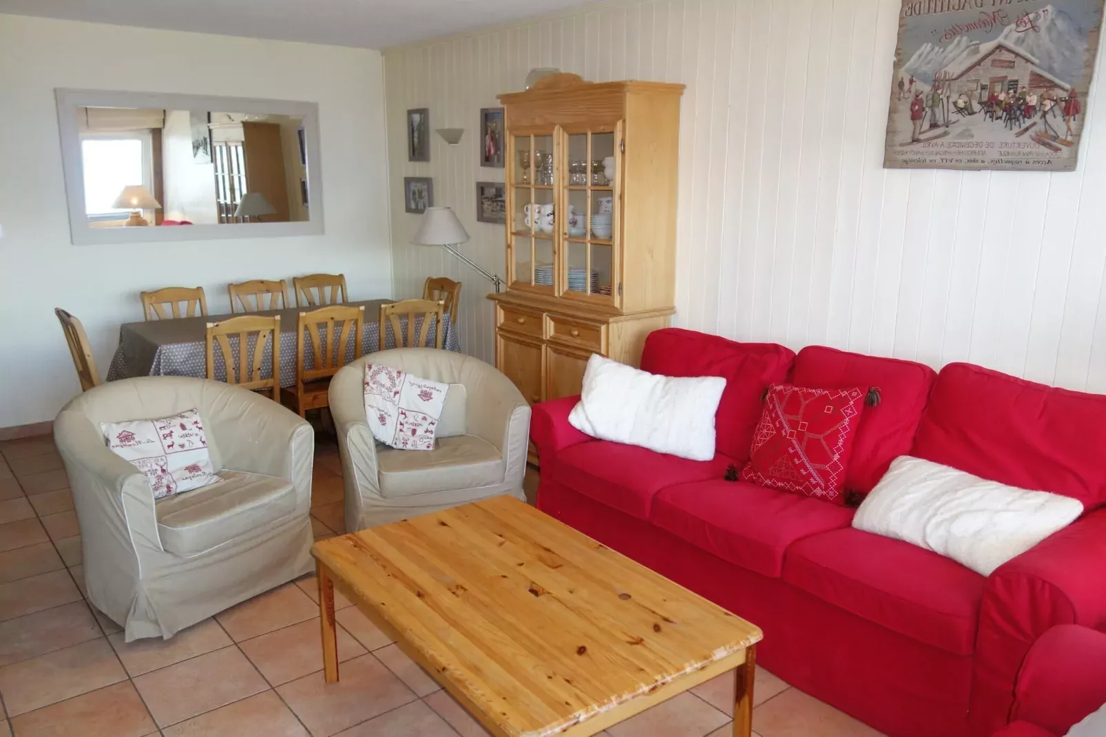 Magrappé M 229 - SKI LIFT apartment 10 pers-Woonkamer