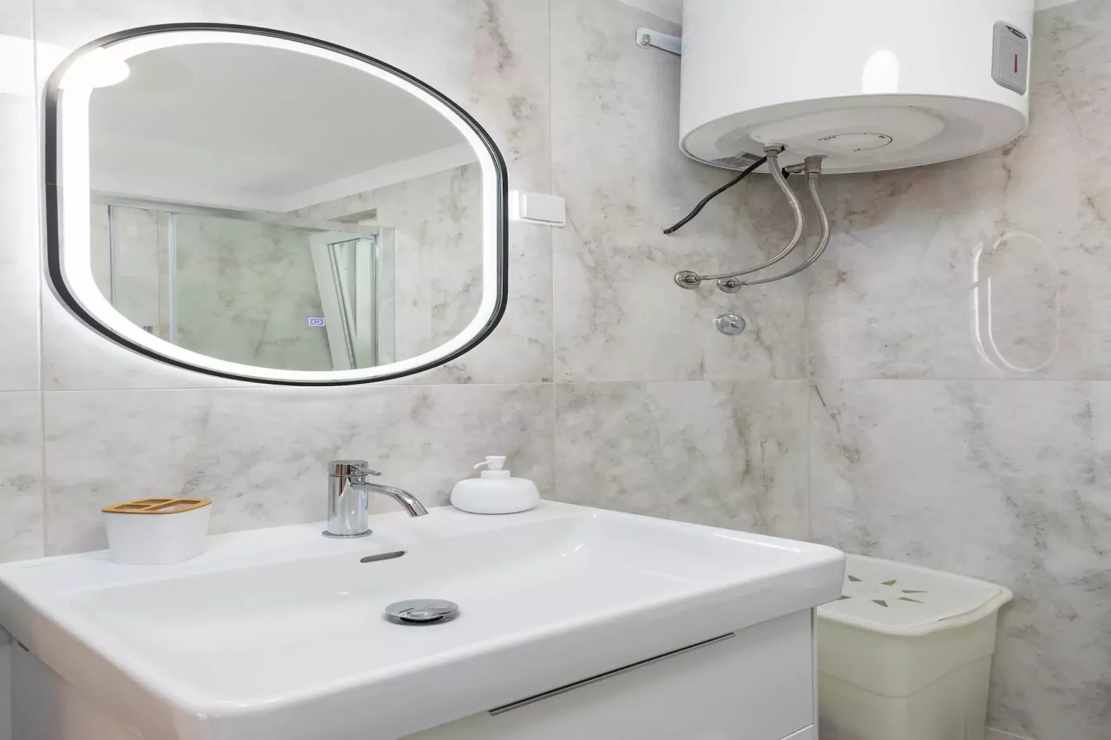 Guest House Vulic - Studio Apartment with Terrace-Badkamer